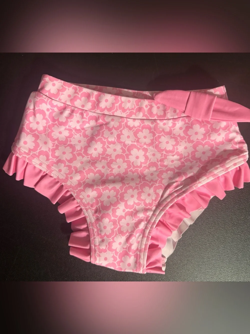 Disney Princess & Floral Print, Girl’s 3Y, Rashguard & Swimsuit Set. New.